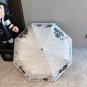 CHANEL rose head handle, three fold automatic folding umbrella, blocks 99% of direct UV_4280
