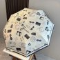 CHANEL Triple Fold Automatic Folding Umbrella Made from Taiwan Imported UV Protective U_728