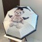 CHANEL Triple Fold Automatic Folding Umbrella Made from Taiwan Imported UV Protective U_744