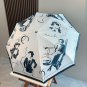 CHANEL Triple Fold Automatic Folding Umbrella Made from Taiwan Imported UV Protective U_2362