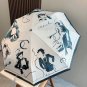 CHANEL Triple Fold Automatic Folding Umbrella Made from Taiwan Imported UV Protective U_2362