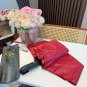 CK New Dark Pattern Letter Triple Fold Hand Folding Sunny Umbrella with Exquisite Craft