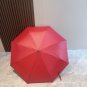 CK New Dark Pattern Letter Triple Fold Hand Folding Sunny Umbrella with Exquisite Craft