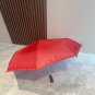 CK New Dark Pattern Letter Triple Fold Hand Folding Sunny Umbrella with Exquisite Craft