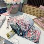 DIOR flower ear three fold automatic folding umbrella, fashionable original order, OEM