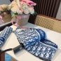 DIOR three fold automatic folding umbrella, fashionable original order, OEM quality, ex_2001