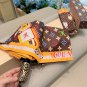 LOUIS VUITTON 2025 new classic letter three fold automatic folding umbrella with new co_2871
