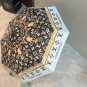 LOUIS VUITTON Classic Chain Triple Fold Automatic Folding Sunny Umbrella with New Coati