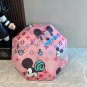 LV new three fold automatic folding umbrella with new coating technology ha_4789