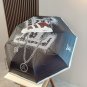 LV new three fold automatic folding umbrella with new coating technology, f_18