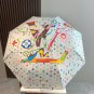 LV new three fold automatic folding umbrella with new coating technology, f_51