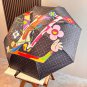 LV new three fold automatic folding umbrella with new coating technology, f_59
