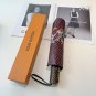 LV new three fold automatic folding umbrella with new coating technology, f_60