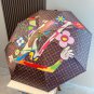 LV new three fold automatic folding umbrella with new coating technology, f_60