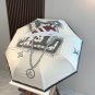 LV new three fold automatic folding umbrella with new coating technology, f_673