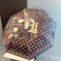 LV new three fold automatic folding umbrella with new coating technology, f_684