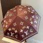 LV new three fold automatic folding umbrella with new coating technology, f_694