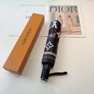 LV new three fold automatic folding umbrella with new coating technology, f_696