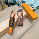 LV new three fold automatic folding umbrella with new coating technology, f_701