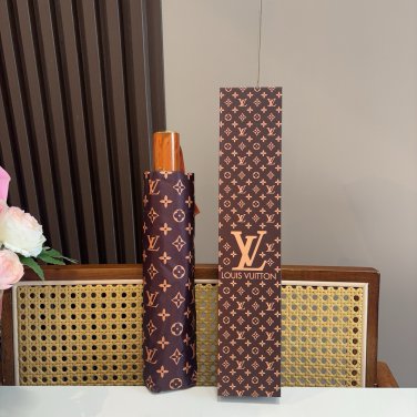 LV new three fold automatic folding umbrella with new coating technology, f_713