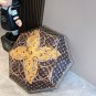 LV new three fold automatic folding umbrella with new coating technology, f_1831