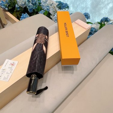 LV new three fold automatic folding umbrella with new coating technology, f_1835