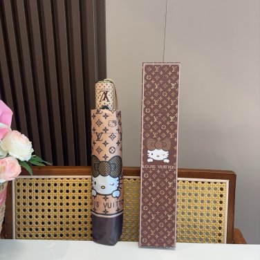 LV new three fold automatic folding umbrella with new coating technology, f_2840