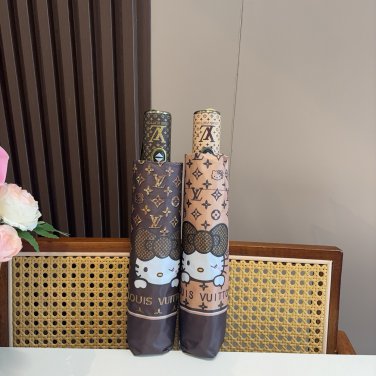 LV new three fold automatic folding umbrella with new coating technology, f_2841