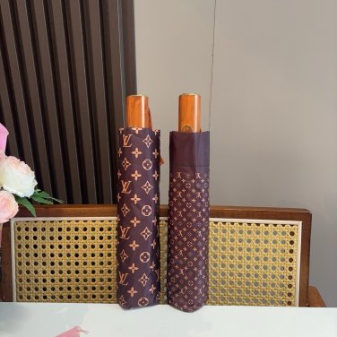 LV new three fold automatic folding umbrella with new coating technology, f_2844