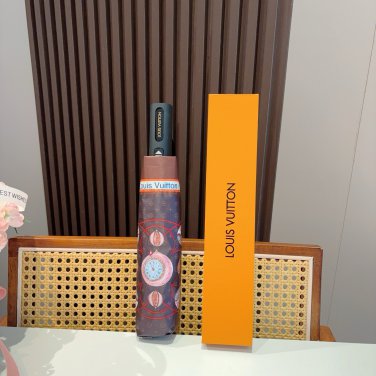 LV new three fold automatic folding umbrella with new coating technology, f_2853