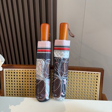 LV new three fold automatic folding umbrella with new coating technology, f_4239