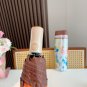 LV new three fold automatic folding umbrella with new coating technology, f_4244