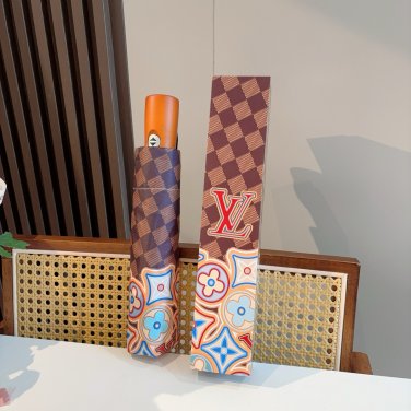 LV new three fold automatic folding umbrella with new coating technology, f_5609