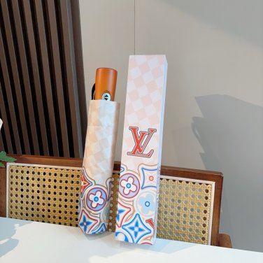 LV new three fold automatic folding umbrella with new coating technology, f_5610