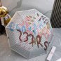 P Goyard Triple Fold Sunscreen Umbrella 1980 Summer New Full Automatic Folding Sunny Umb_3597