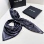 . Chanel 25s Grand Palace Silk Scarf18mm top-level silk double-sided same color scarf_885