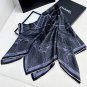 . Chanel 25s Grand Palace Silk Scarf18mm top-level silk double-sided same color scarf_885