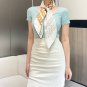 . Chanel 90 Silk Scarf New Product18mm premium silk double-sided same color printing