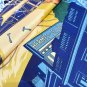 . Hermes flagship 90 square scarfHand rolled twill silk square scarf (100% mulberry s