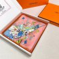 . Hermes flagship 90 square scarfHand rolled twill silk square scarf (100% mulberry s_2831