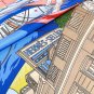 . Hermes flagship 90 square scarfHand rolled twill silk square scarf (100% mulberry s_2831