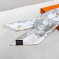 . Hermes flagship 90 square scarfHand rolled twill silk square scarf (100% mulberry s_2832