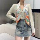 . Silk Scarf Adventure 90cm Square Scarf Hermes~Hand rolled twill silk square scarf_47