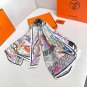 . Silk Scarf Adventure 90cm Square Scarf Hermes~Hand rolled twill silk square scarf_4838