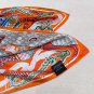 . Silk Scarf Adventure 90cm Square Scarf Hermes~Hand rolled twill silk square scarf_4839