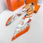 . Sweet Saddle 90 Square TowelHand rolled twill silk square scarf (100% mulberry silk