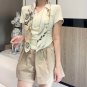 . Sweet Saddle 90 Square TowelHand rolled twill silk square scarf (100% mulberry silk_2934
