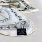. Sweet Saddle 90 Square TowelHand rolled twill silk square scarf (100% mulberry silk_2934