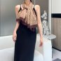 [GG horseclip cashmere square scarf 140] The cashmere square scarf features a classic_101