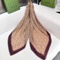 [GG horseclip cashmere square scarf 140] The cashmere square scarf features a classic_101